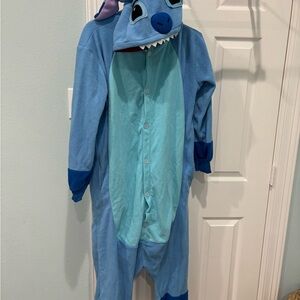 Blue Character Onesie with Hood